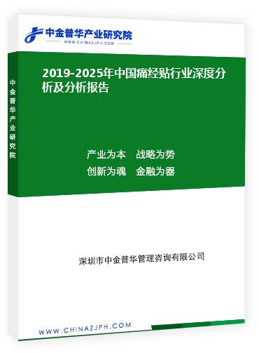 2019-2025年中國痛經(jīng)貼行業(yè)深度分析及分析報告